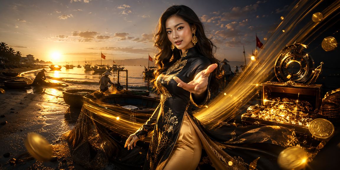 Người đẹp mặc áo dài truyền thống tham gia cá cược tại casino